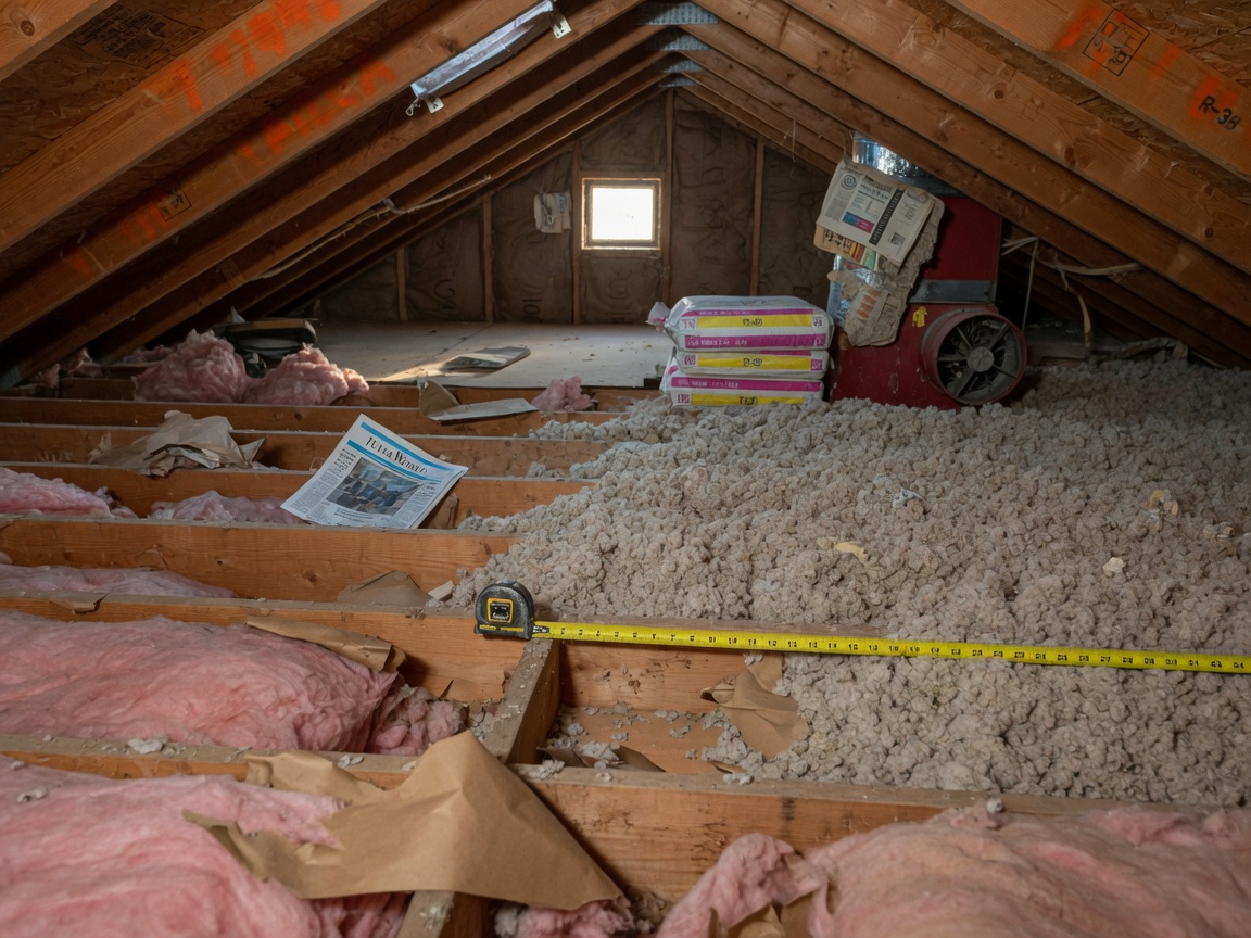 attic insulation in Sand Springs